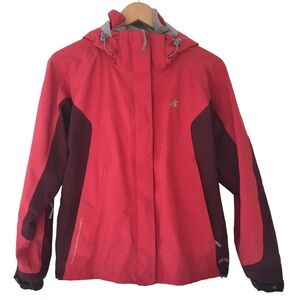 Eastern Mountain Sports Red Jacket Gore-Tex Extreme Wet Weather with Hood | S